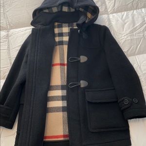 Authentic kids size 7 Boys Wool Burberry Peacock